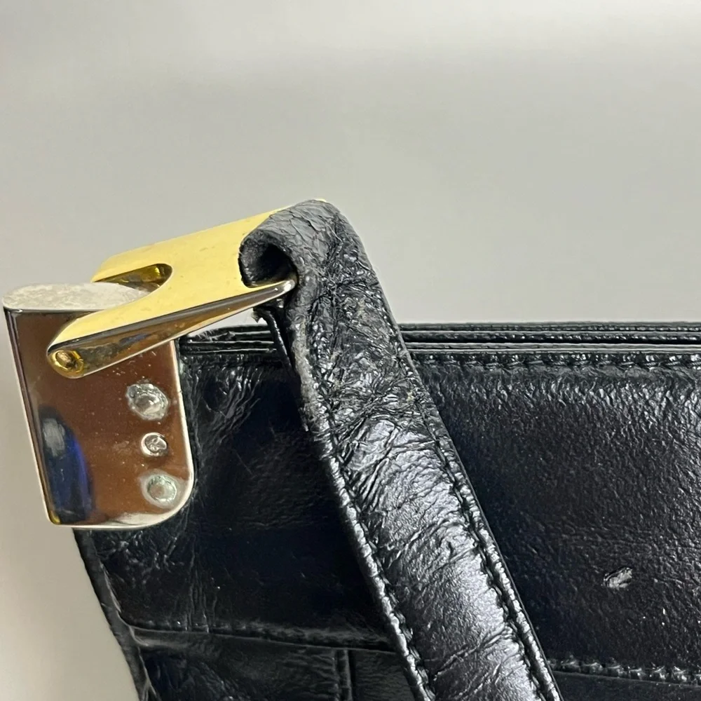 Lou Taylor vintage 1960s purse with mirror and attached coin purse